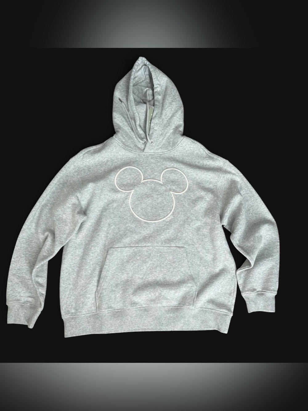 NWT H&M Gray Hoodie with Mickey Outline